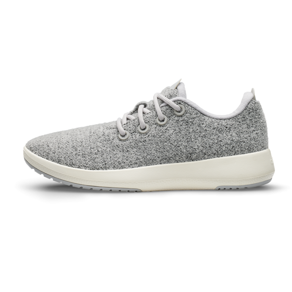 Women's Wool Runner Mizzle - Light Grey (Natural White Sole)