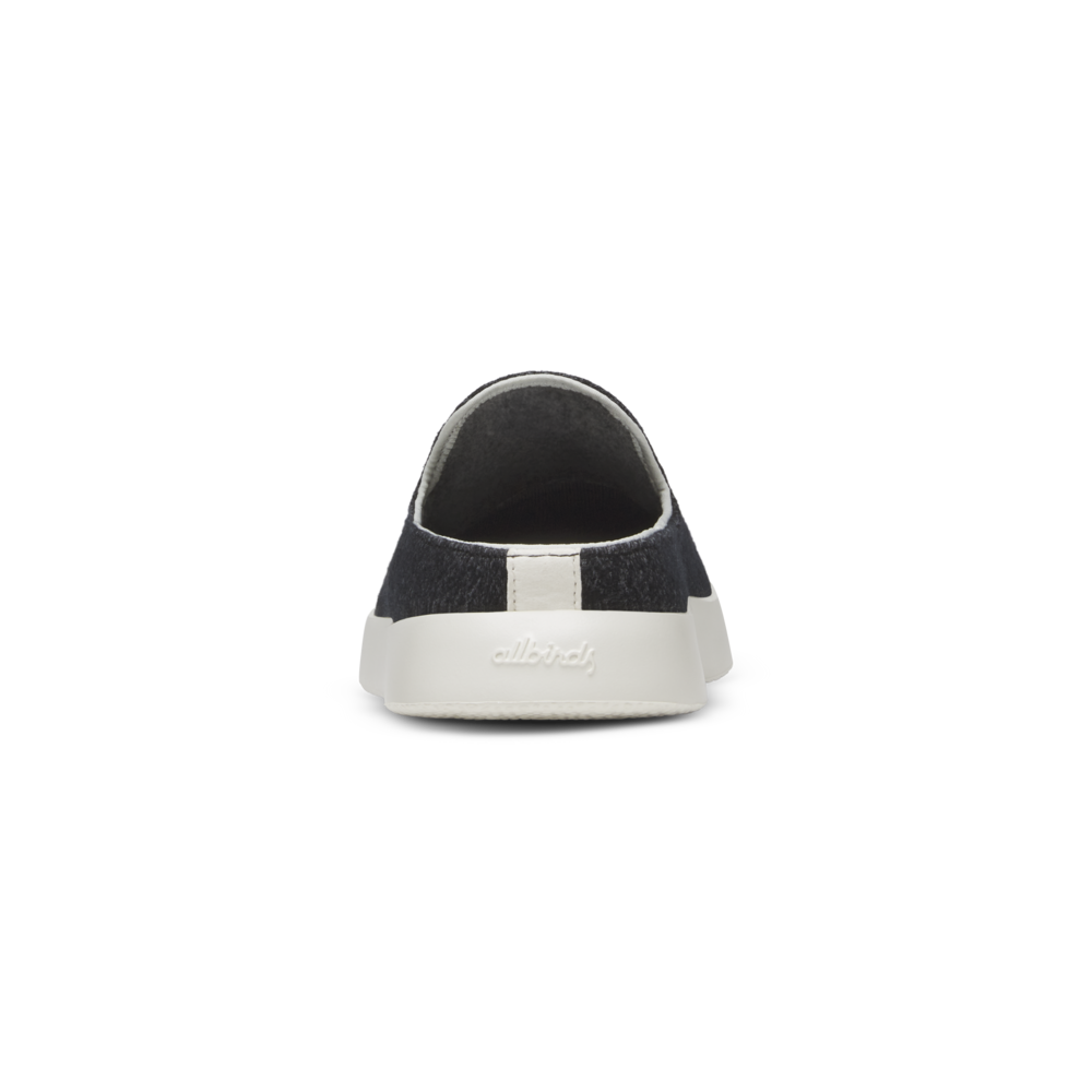 Women's Wool Lounger Mule - Dark Grey (Natural White Sole) - Image 2