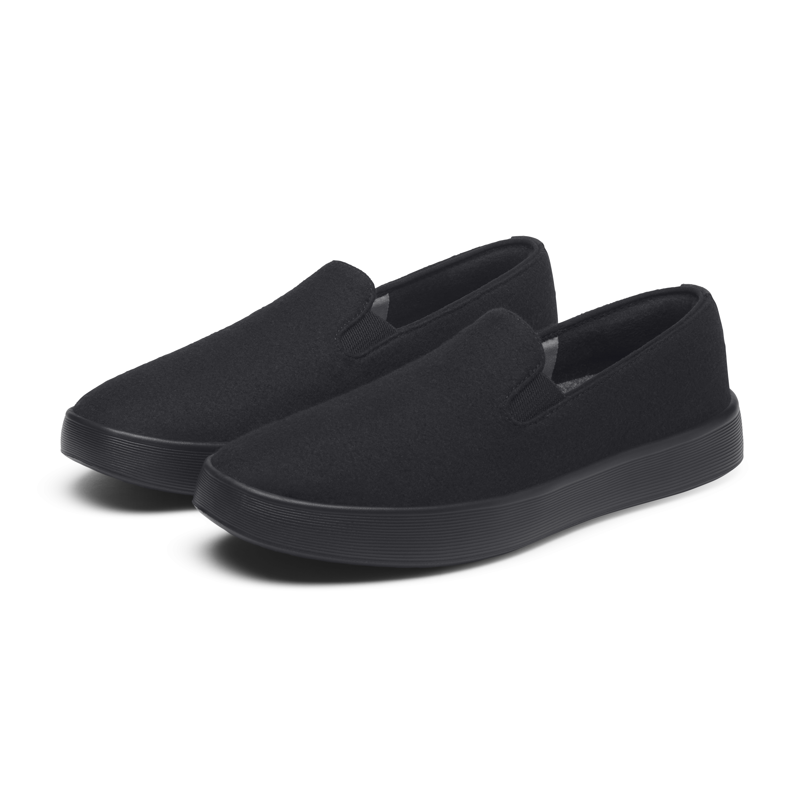 Women's Wool Cruiser Slip On - Natural Black (Natural Black Sole) - Image 5