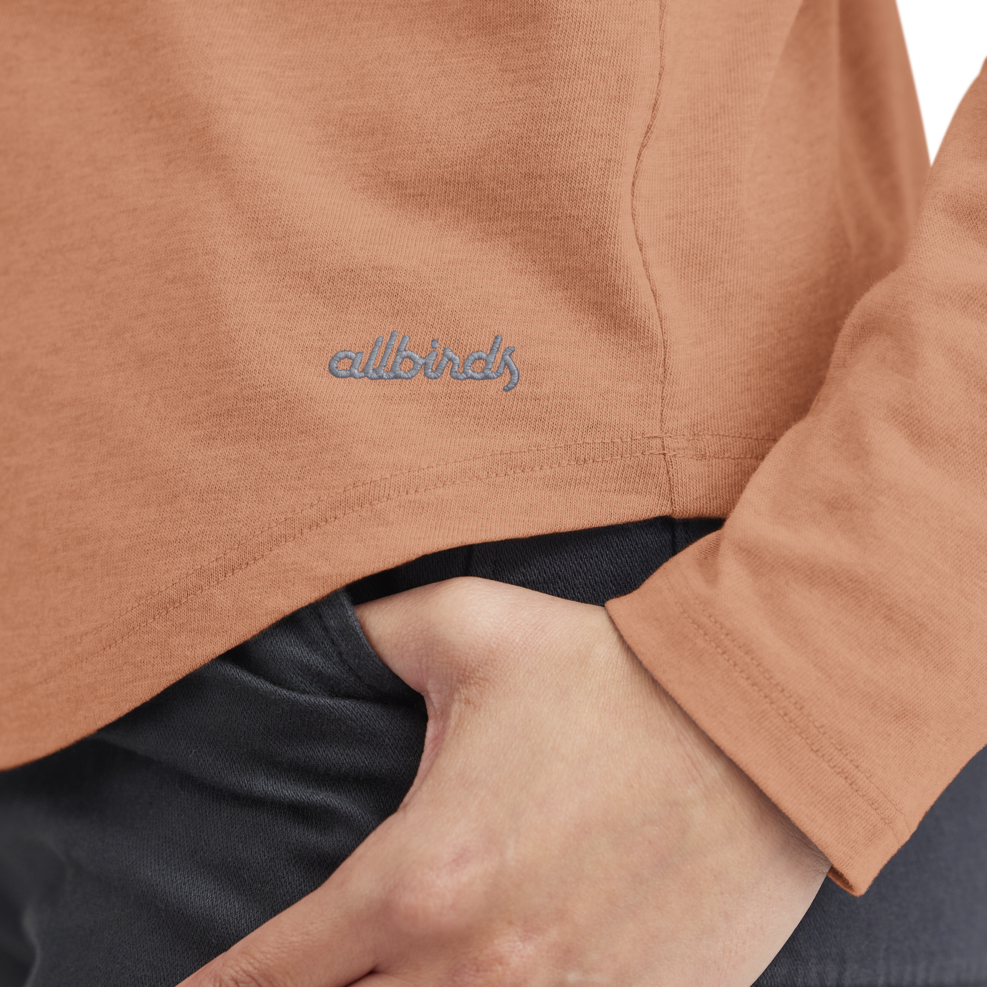 Women's Soft Merino Long Sleeve Tee - Sienna Blush - Image 4