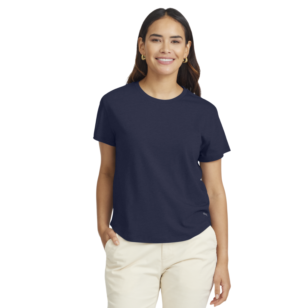 Women's Soft Merino Tee - Deep Navy